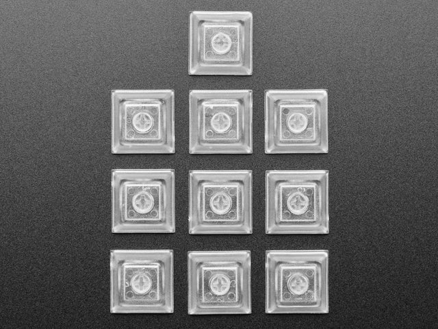 Clear DSA Keycaps for MX Compatible Switches - 10 pack