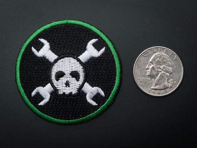 Hack-a-Day -  Badge, iron-on patch