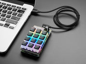 Woven USB Cable with USB Type A to Right Angle USB Type C