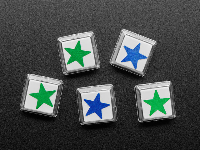 Relegendable Plastic Keycaps for MX Compatible Switches 10 pack