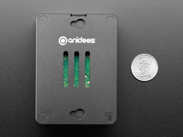 anidees Black Extra High Raspberry Pi 4 Case