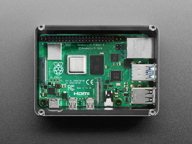 anidees Black Extra High Raspberry Pi 4 Case