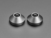 Gray Anodized Aluminum Bumper Feet - Pack of 2