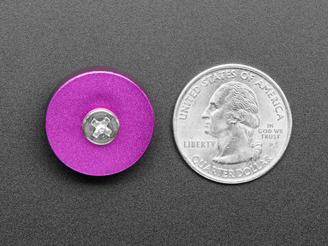 Purple Anodized Aluminum Bumper Feet - Pack of 2