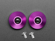Purple Anodized Aluminum Bumper Feet - Pack of 2