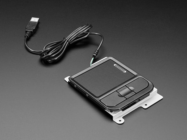 Medium Panel Mount USB Trackpad with Three Buttons