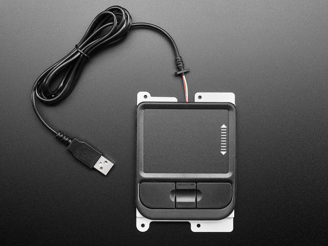 Medium Panel Mount USB Trackpad with Three Buttons