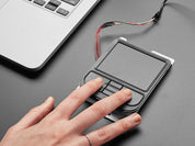 Medium Panel Mount USB Trackpad with Three Buttons