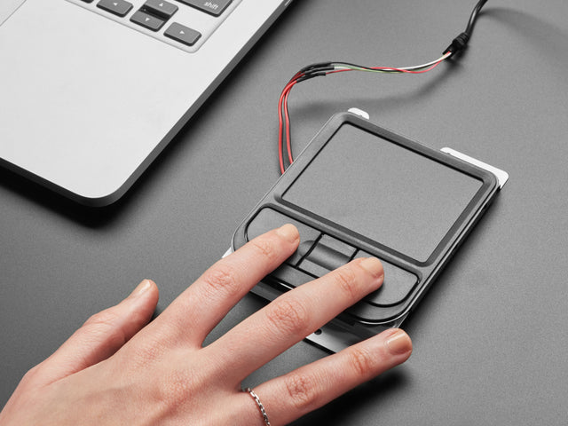 Medium Panel Mount USB Trackpad with Three Buttons