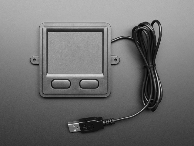 Mini Panel Mount USB Trackpad with Two Buttons