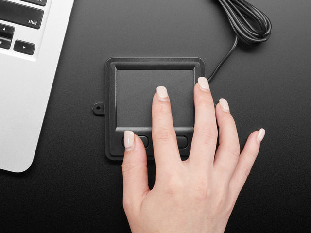 Mini Panel Mount USB Trackpad with Two Buttons