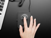 Mini Panel Mount USB Trackball with Three Buttons