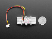 Clear Turbine Water Flow Sensor with 3-pin JST