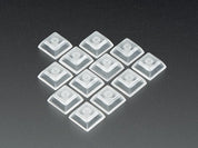 Clear Keycaps for MX Compatible Switches - 12-pack