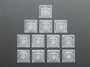 Clear Keycaps for MX Compatible Switches - 12-pack