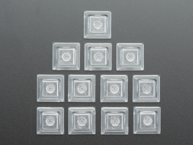 Clear Keycaps for MX Compatible Switches - 12-pack