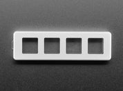 Four Key Silver Aluminum Keypad Shell Enclosure