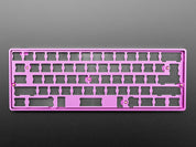 Anodized Purple Aluminum Metal Keyboard Plate for GH60 Case