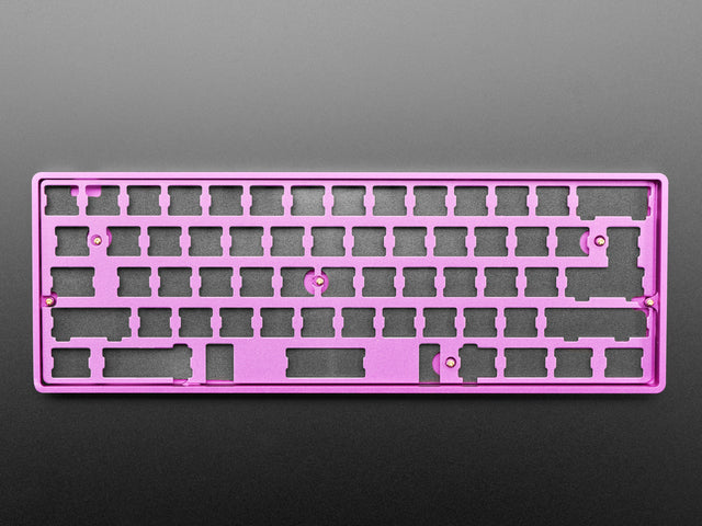 Anodized Purple Aluminum Metal Keyboard Plate for GH60 Case