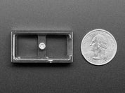 Two Key Black Aluminum Keypad Shell Enclosure