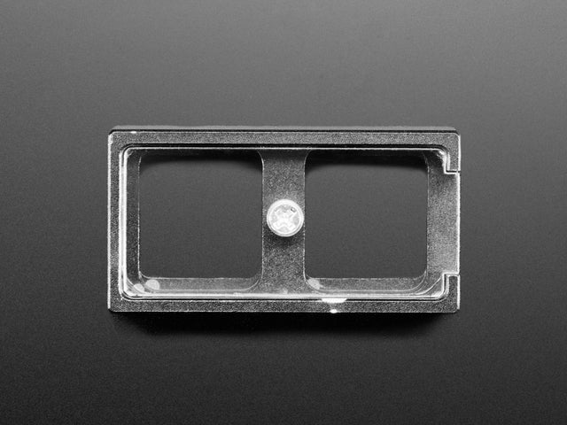 Two Key Black Aluminum Keypad Shell Enclosure