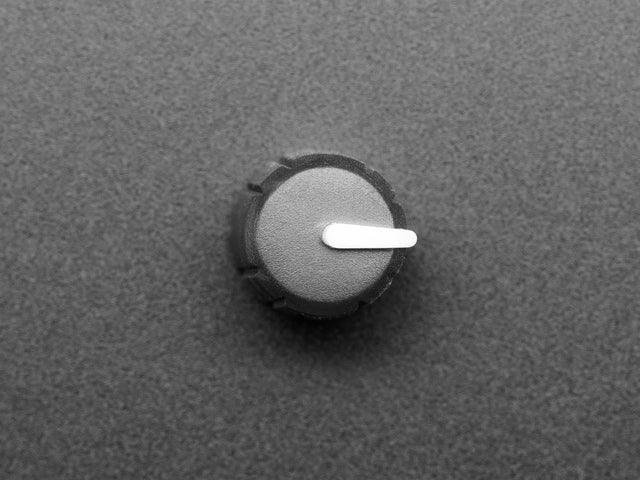 Slim Rubber Rotary Encoder Knob - 11.5mm x 14.5mm D-Shaft