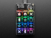 Etched Glow-Through Keycap - Zener ESP Star Design