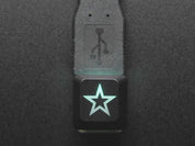 Etched Glow-Through Keycap - Zener ESP Star Design