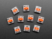 Kailh CHOC Low Profile Red Linear Key Switches - 10-pack