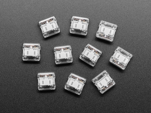 Kailh CHOC Low Profile White Clicky Key Switches