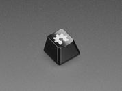Etched Glow-Through Keycap with Open Source Hardware Gear Logo
