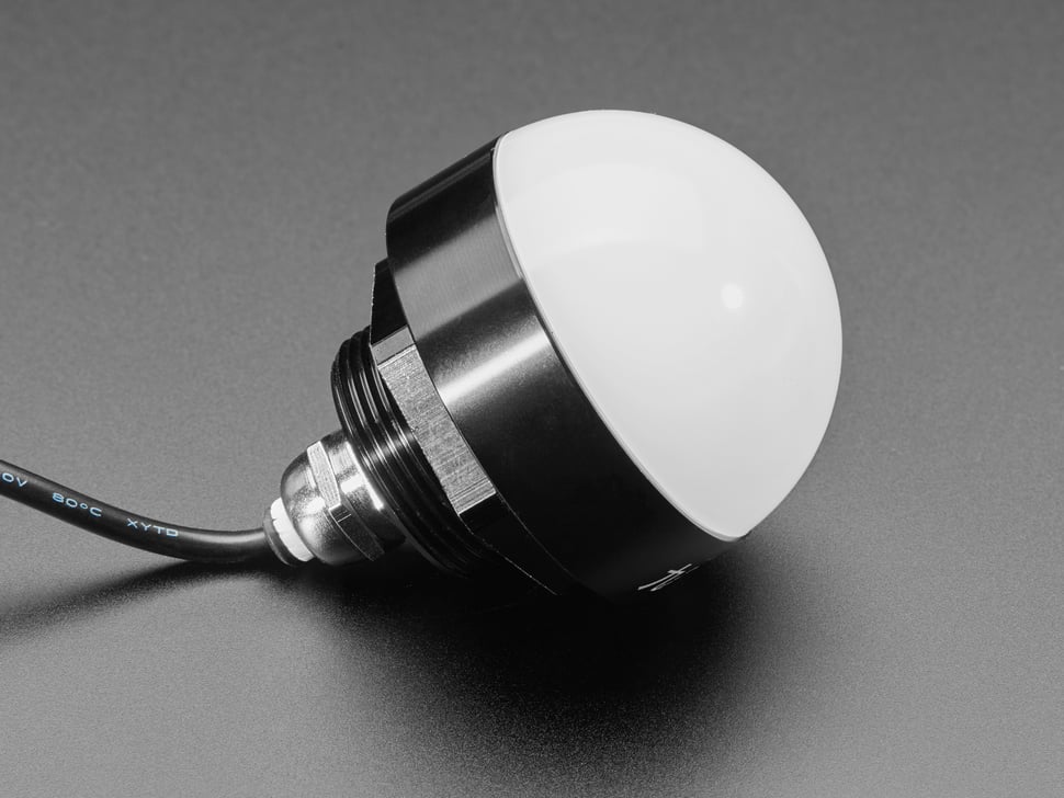 Sealed Tri-Color USB Controlled Hemisphere Alarm Light