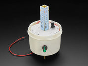 Rotating LED Warning Light with Adjustable Volume Buzzer Alarm