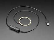 Cool White LED Ring Light with USB Cable and On/Off Switch