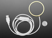 Cool White LED Ring Light with USB Cable and On/Off Switch