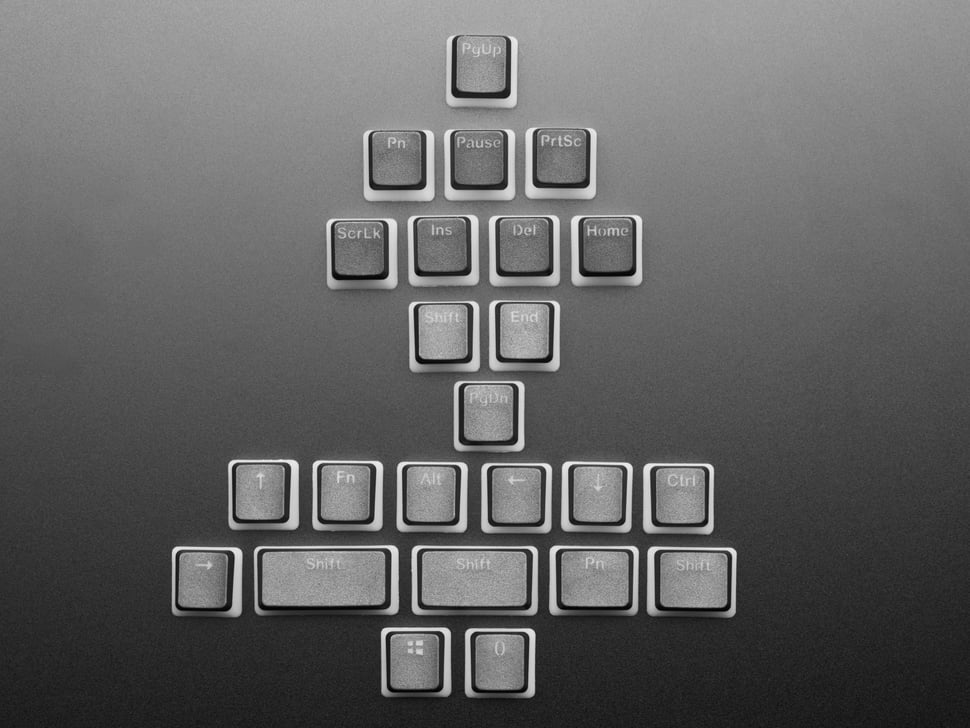 Black Pudding Keycaps - 24 Piece Keyboard Add-On Kit