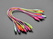 Colorful Clips - Tropical Alligator Test Clip Leads - 10 Pieces