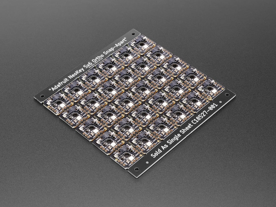 NeoKey 5x6 Ortho Snap-Apart Mechanical Key Switches w/ NeoPixel