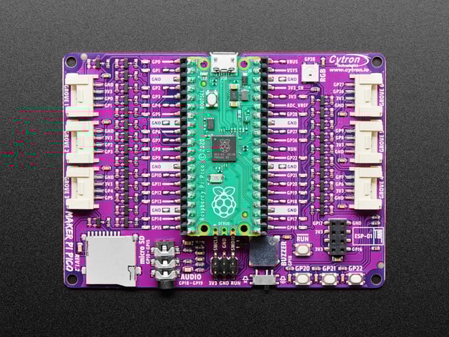 Maker Pi Pico Base - Raspberry Pi Pico Not Included
