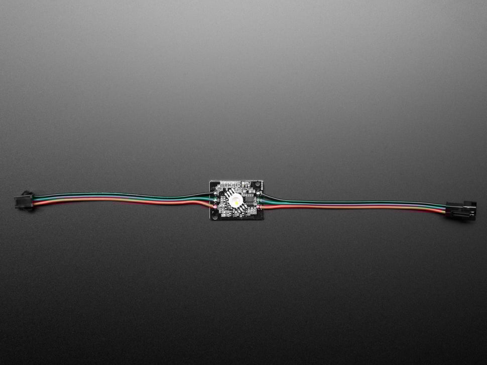 Ultra Bright 4 Watt Chainable RGBW NeoPixel LED - Warm White
