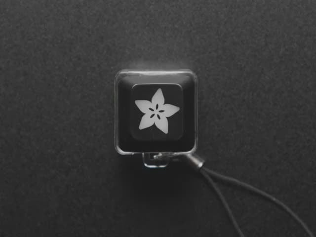 Light Up Key Switch Keychain - White LED