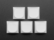 White MA Keycaps for MX Compatible Switches - 5 pack