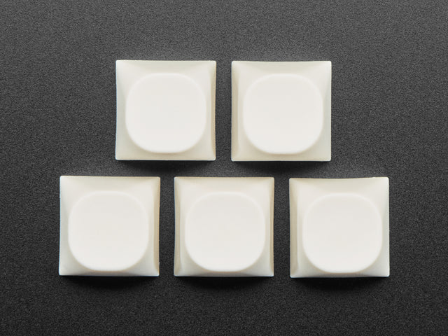 Milky White MA Keycaps for MX Compatible Switches - 5 pack