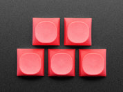 Red MA Keycaps for MX Compatible Switches - 5 pack