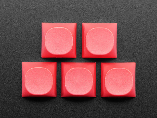 Red MA Keycaps for MX Compatible Switches - 5 pack
