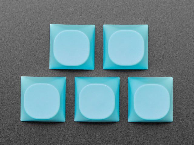 Cyan MA Keycaps for MX Compatible Switches - 5 pack