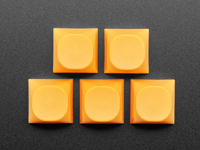 Orange MA Keycaps for MX Compatible Switches - 5 pack