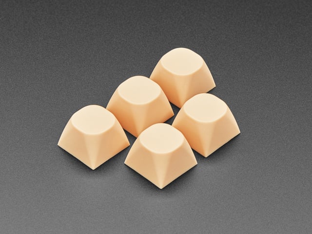 Orange Cream MA Keycaps for MX Compatible Switches - 5 pack