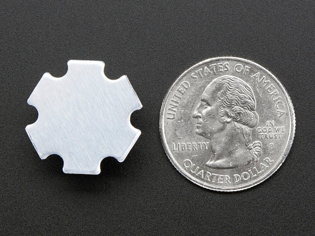 1 Watt Cool White LED - Heatsink Mounted