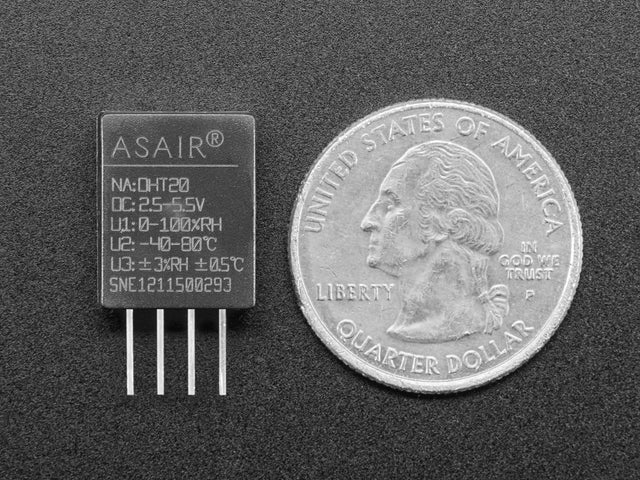 DHT20 - AHT20 Pin Module - I2C Temperature and Humidity Sensor